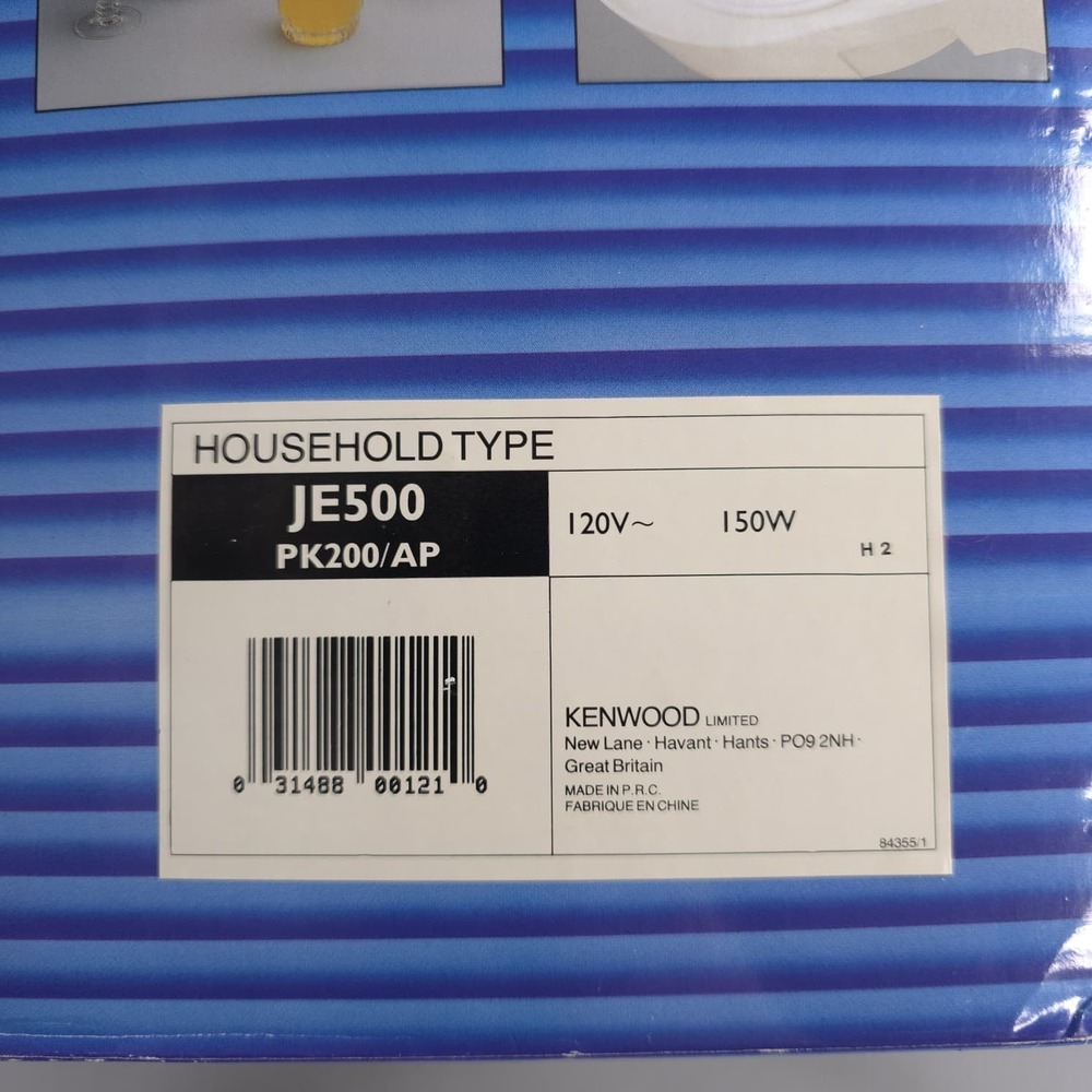 KENWOOD Limited JE500 Centrifugal Juice 150w Juice Extractor w/ Cup Box - Picture 7 of 9